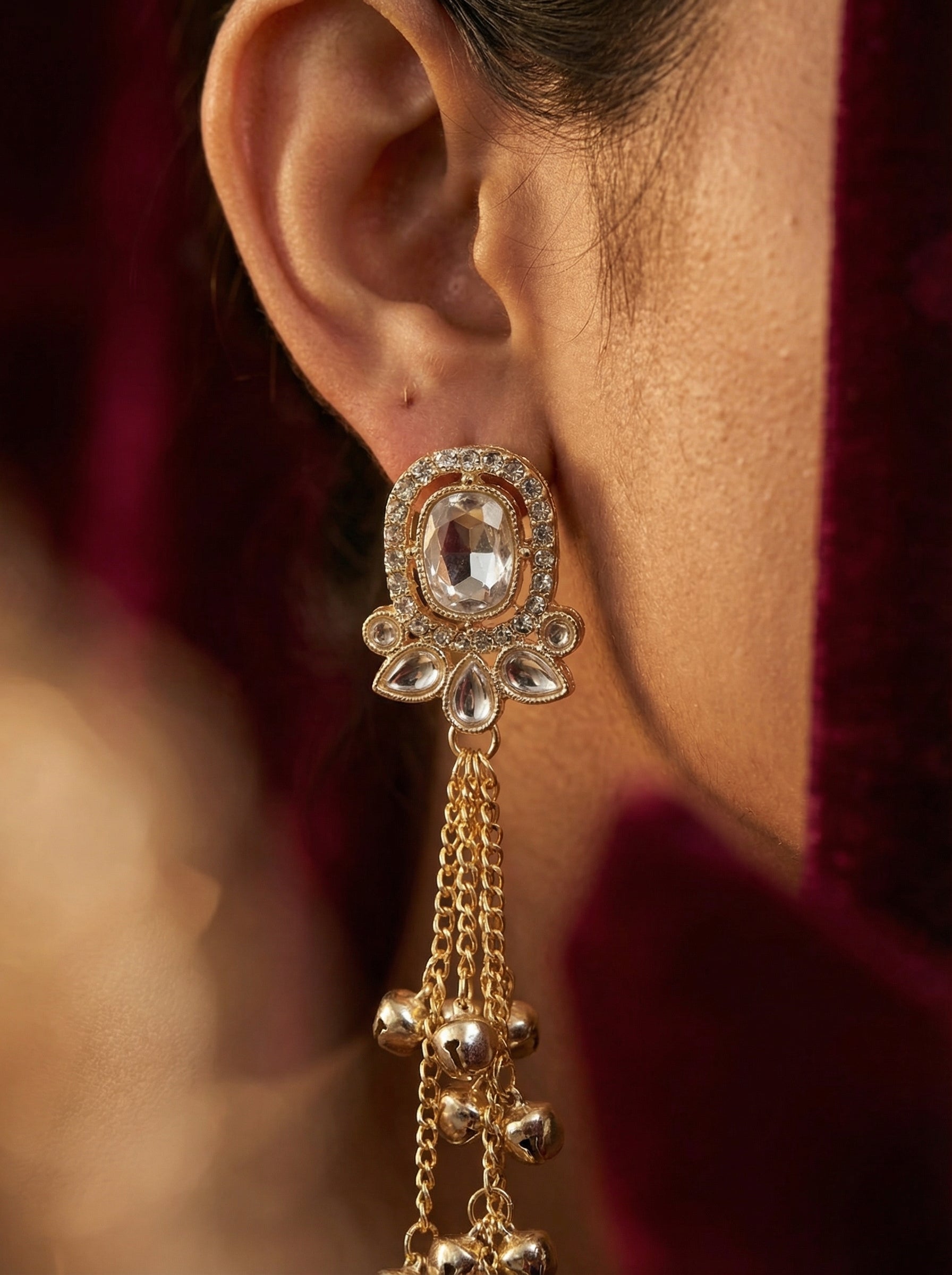Vintage Gold Jhumkas