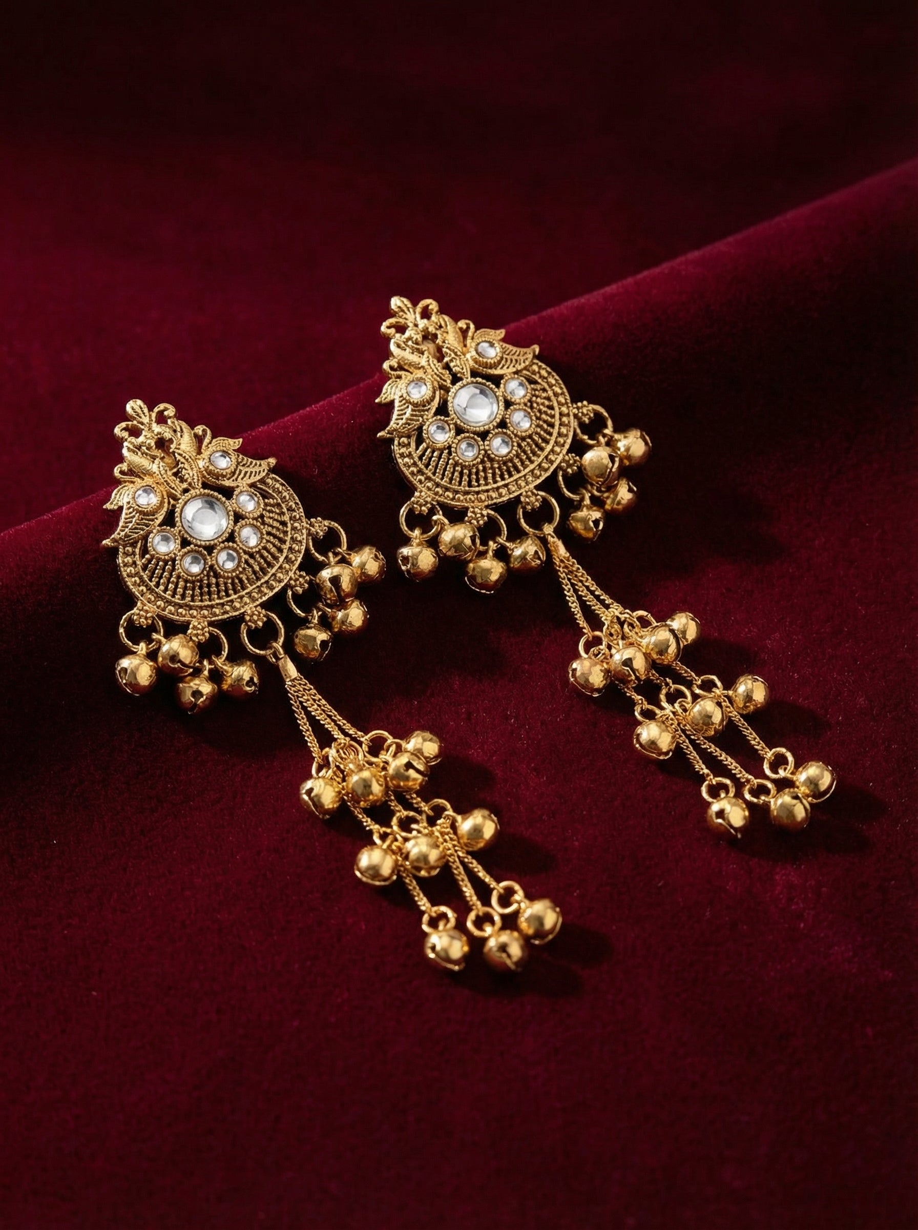 Ornate Golden Chandeliers