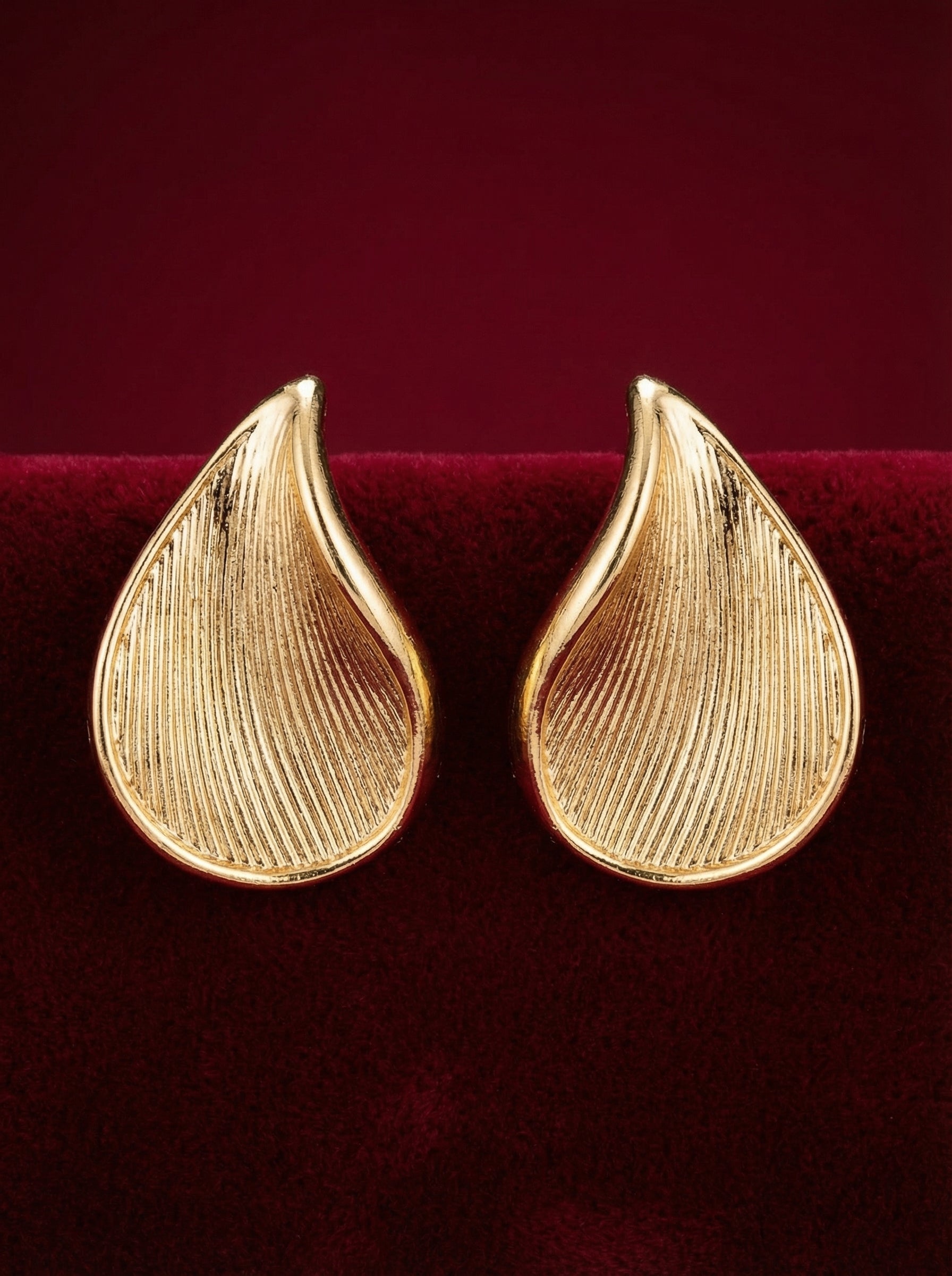 Golden Teardrop Earrings