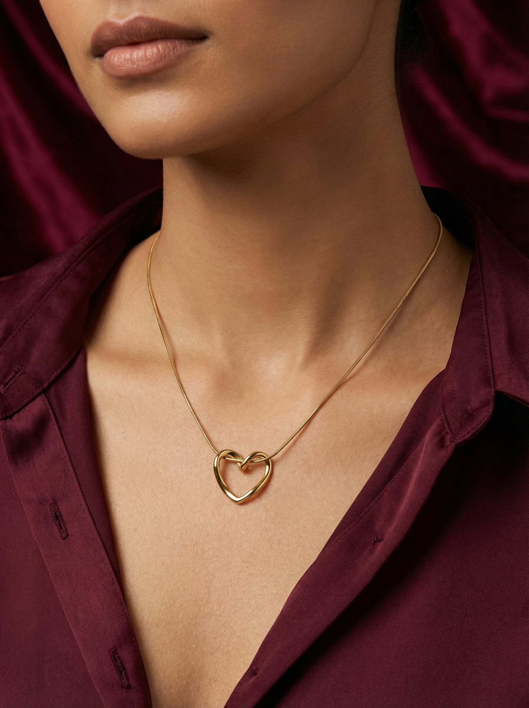 Golden Heart Pendant