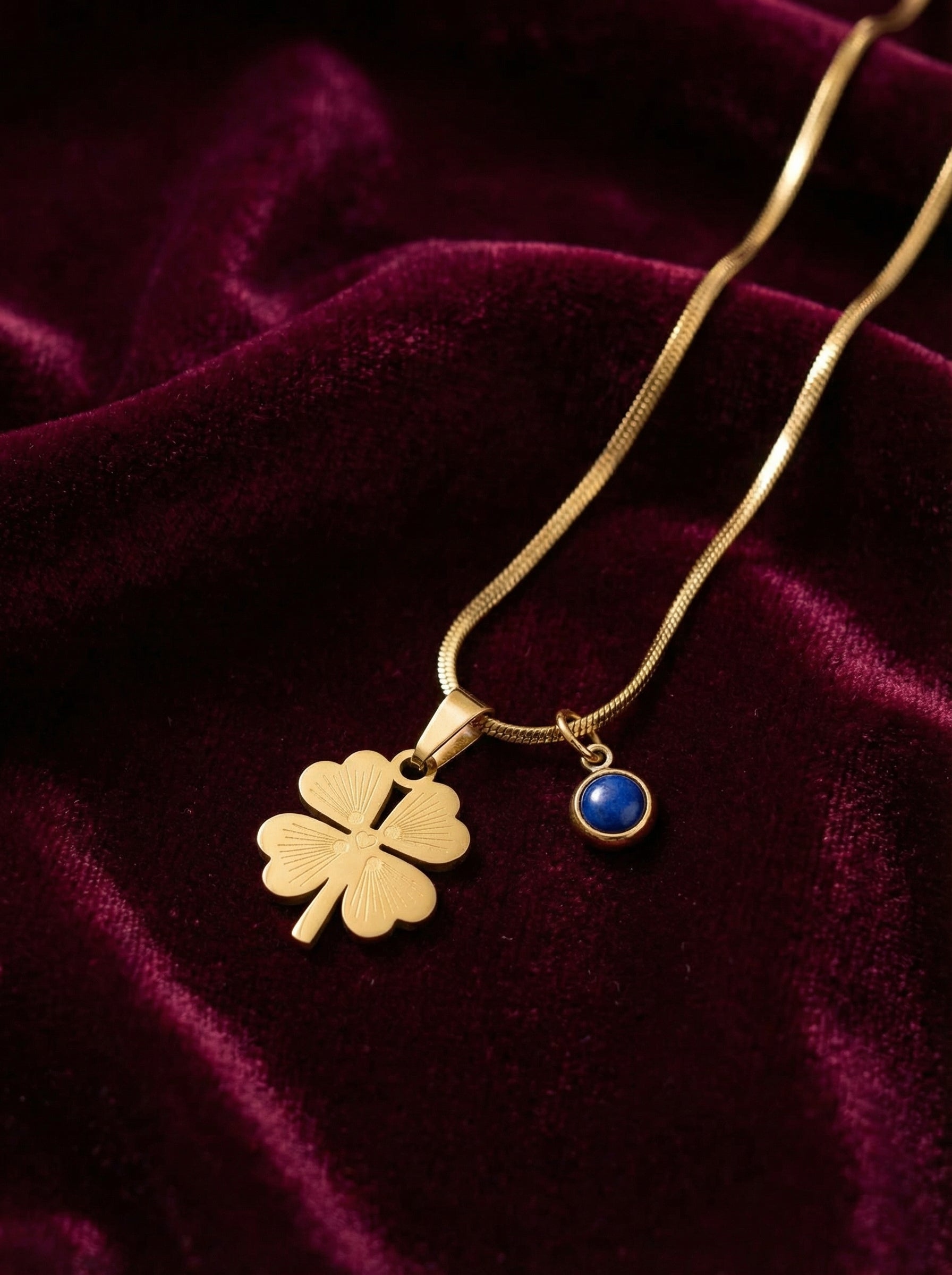 Lucky Clover Charm Necklace