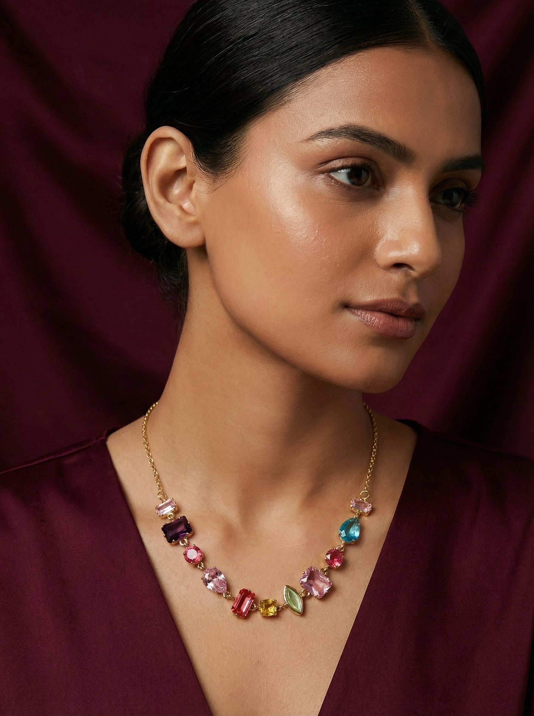 Rainbow Gemstone Cascade