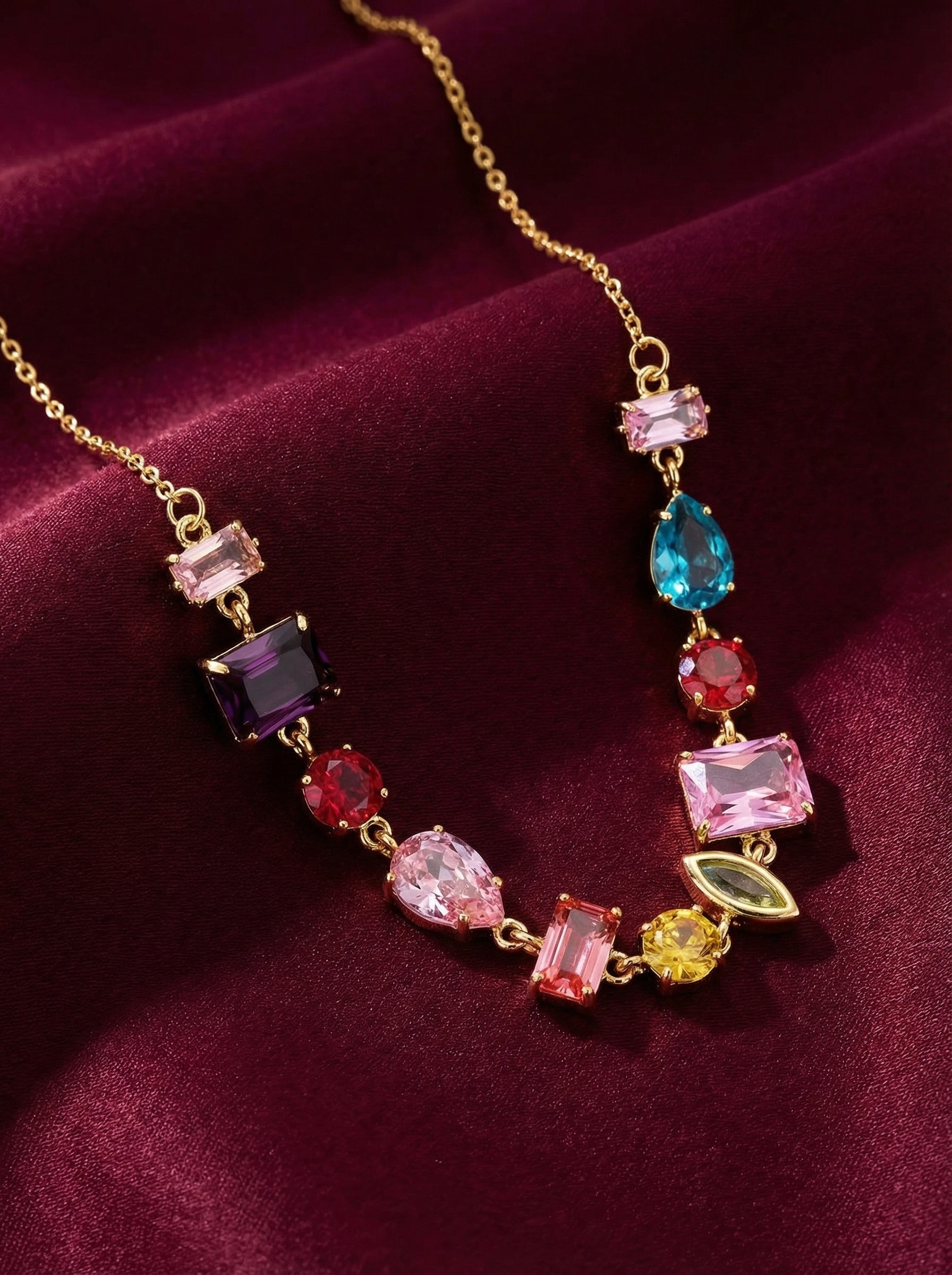 Rainbow Gemstone Cascade