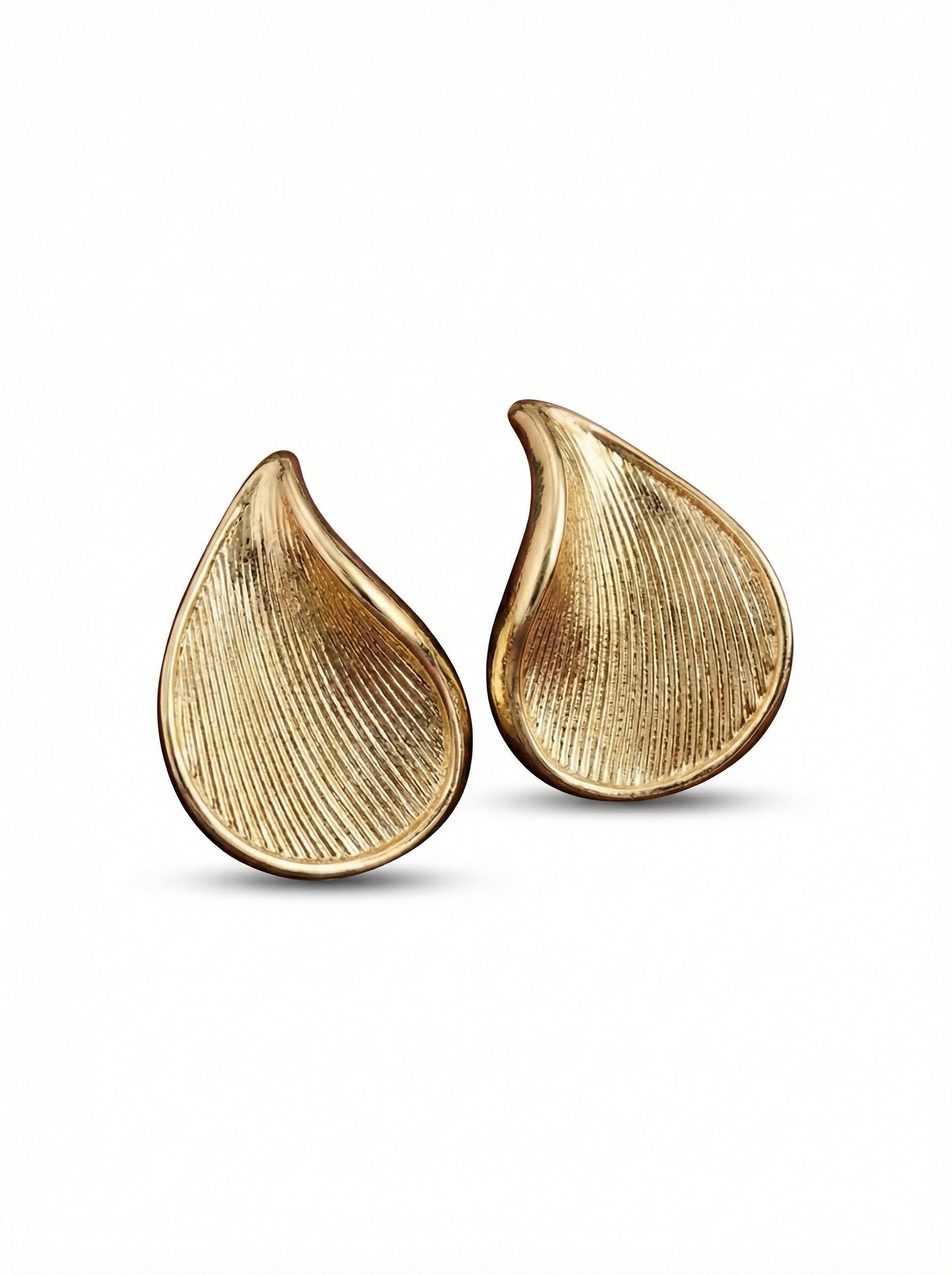 Golden Teardrop Earrings