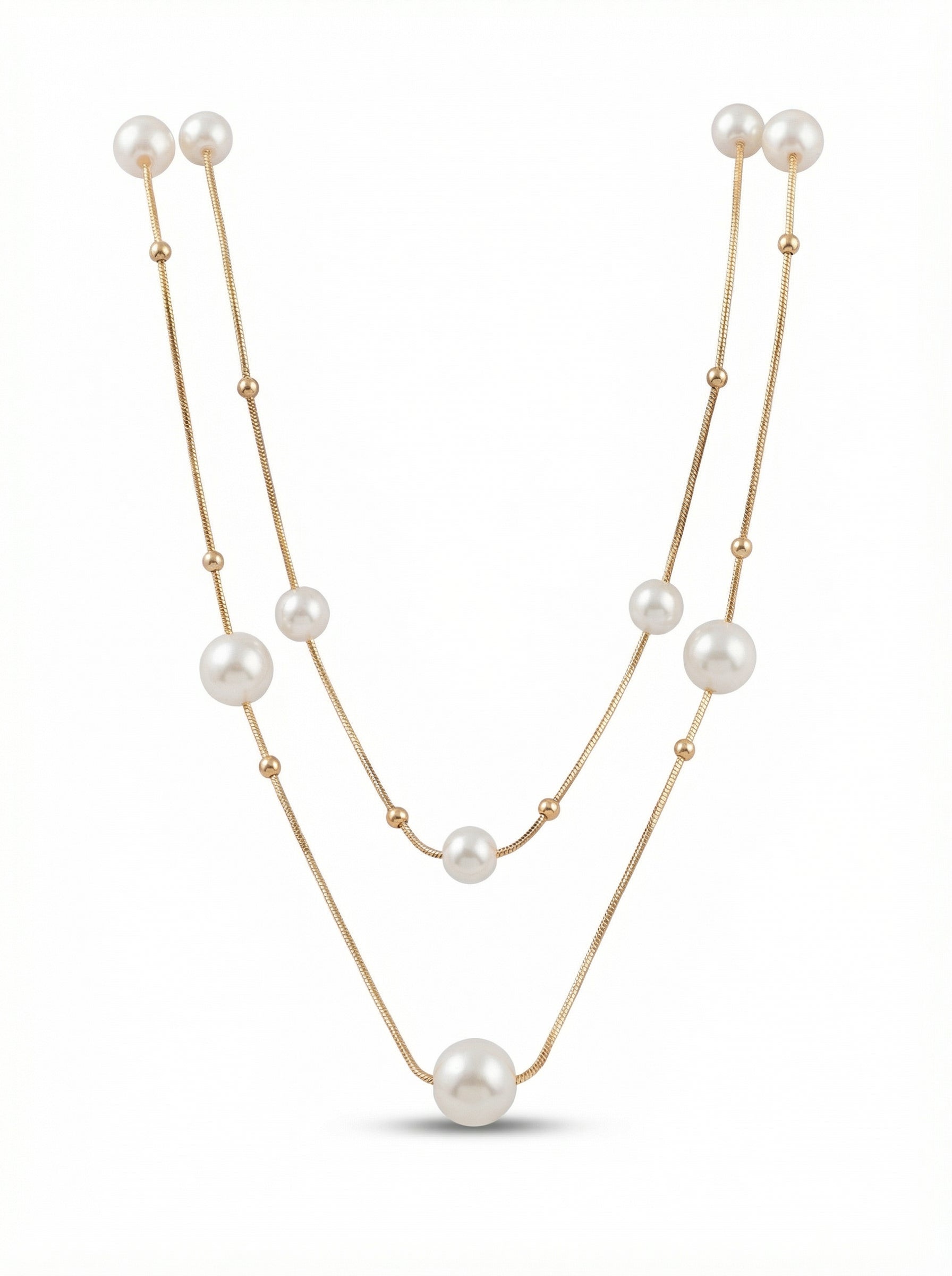 Layered Pearl Necklace - Elegance for Timeless Style