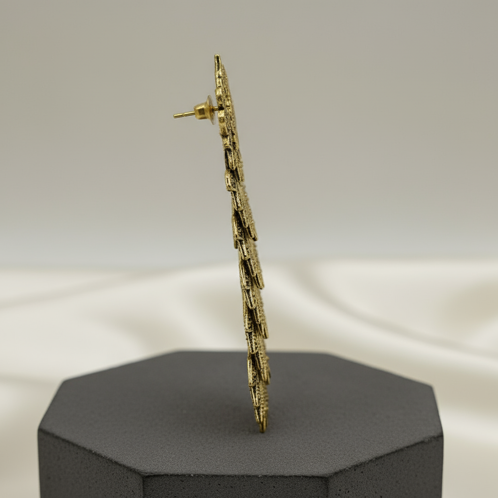 Elegant Multicolor Peacock Design Earrings – Handmade Indian Ethnic Jewelry for Women