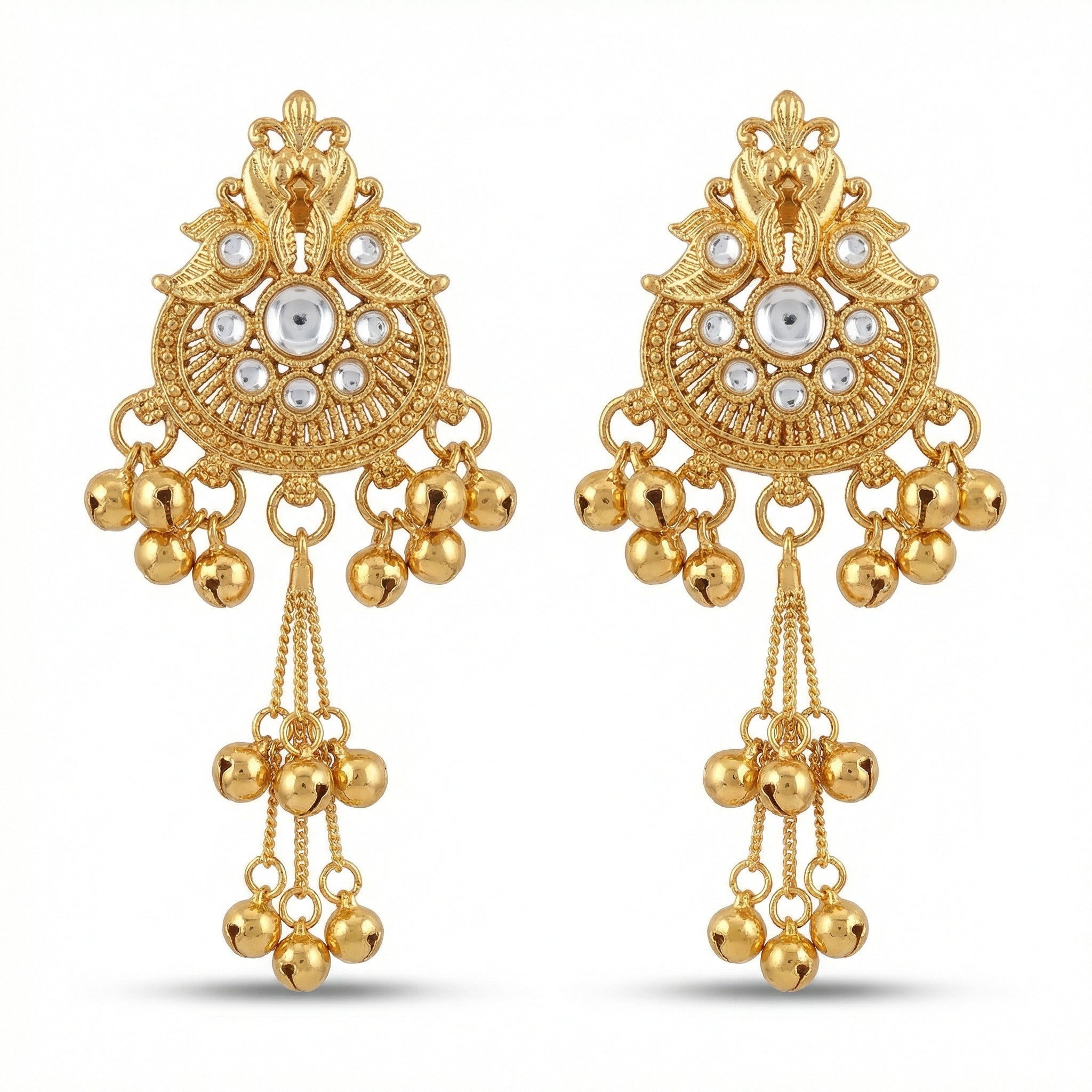 Pearl Drop Hoops - The Rivaaz